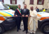 Nuova ambulanza e mezzo antincendio per la Misericordia di Bibbiena